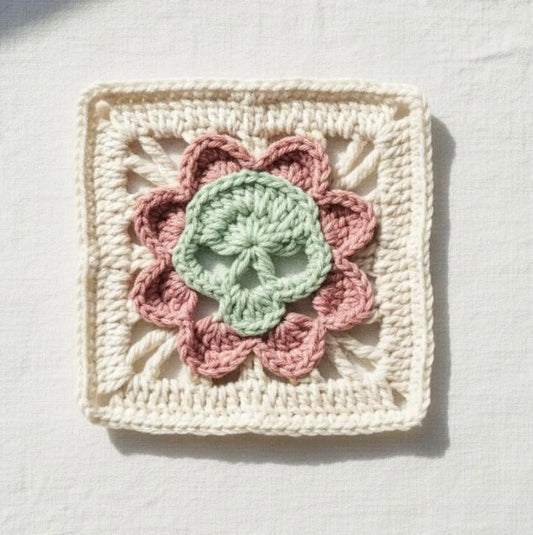 Crocheti Gothic Skull Granny Square Crochet Pattern - Create Unique Home Decor