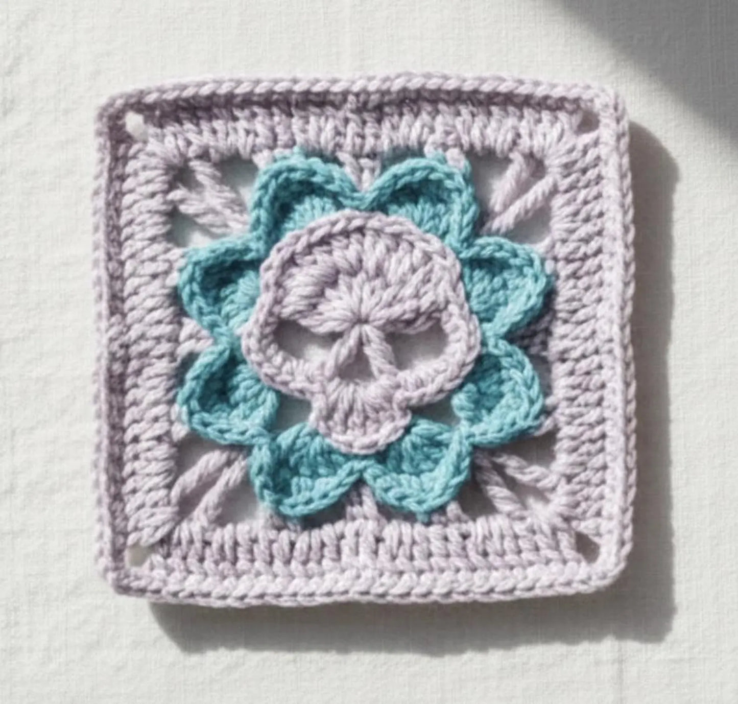 Crocheti Gothic Skull Granny Square Crochet Pattern - Create Unique Home Decor