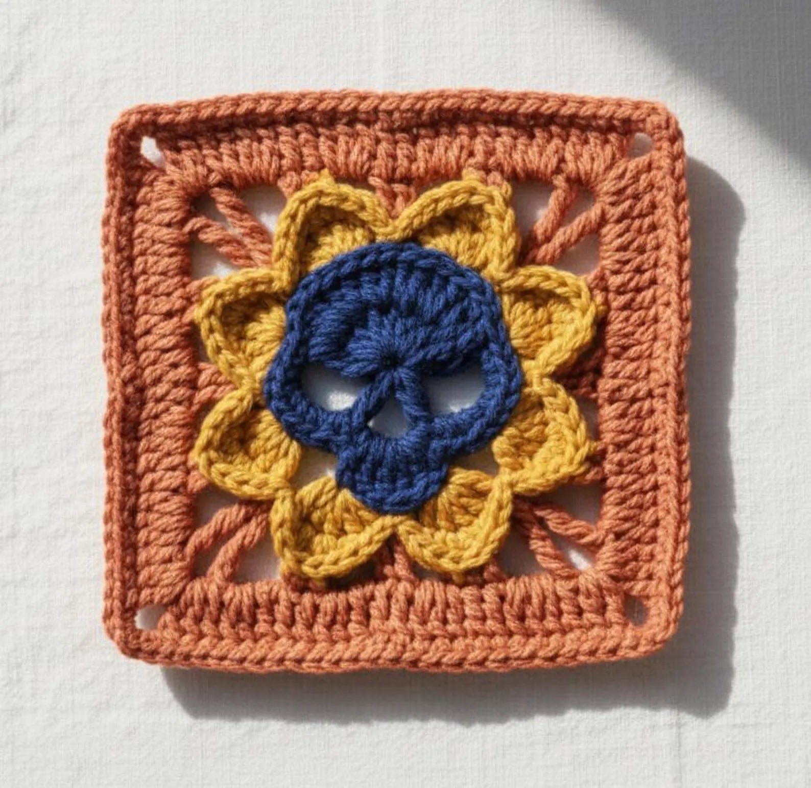 Crocheti Gothic Skull Granny Square Crochet Pattern - Create Unique Home Decor