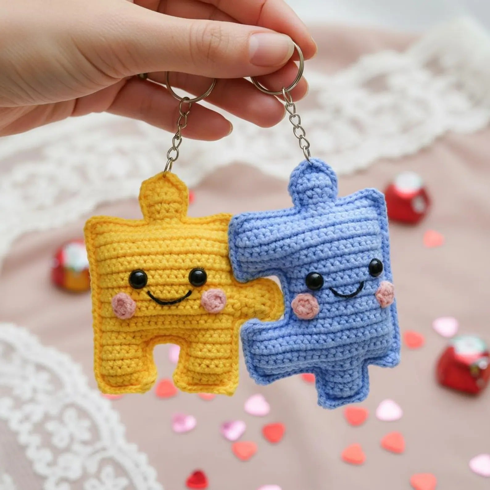 Crocheti Interlocking Plush Toy Amigurumi Crochet Pattern - Fun and Easy to Create