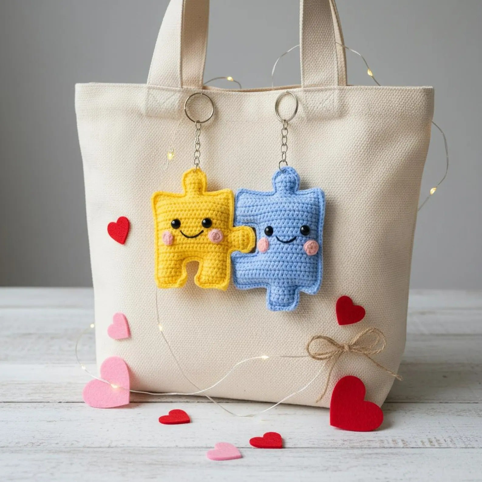 Crocheti Interlocking Plush Toy Amigurumi Crochet Pattern - Fun and Easy to Create